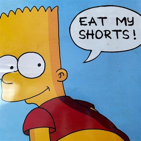 bart simpson shorts|eat my shorts origin.